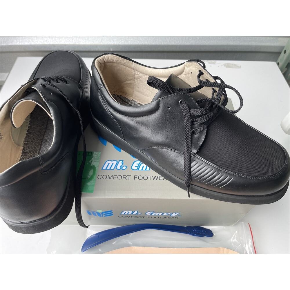 Dr Comfort 718-4E, Men’s Duel-depth Leather/ Lycro Shoes Size 15 (A108)